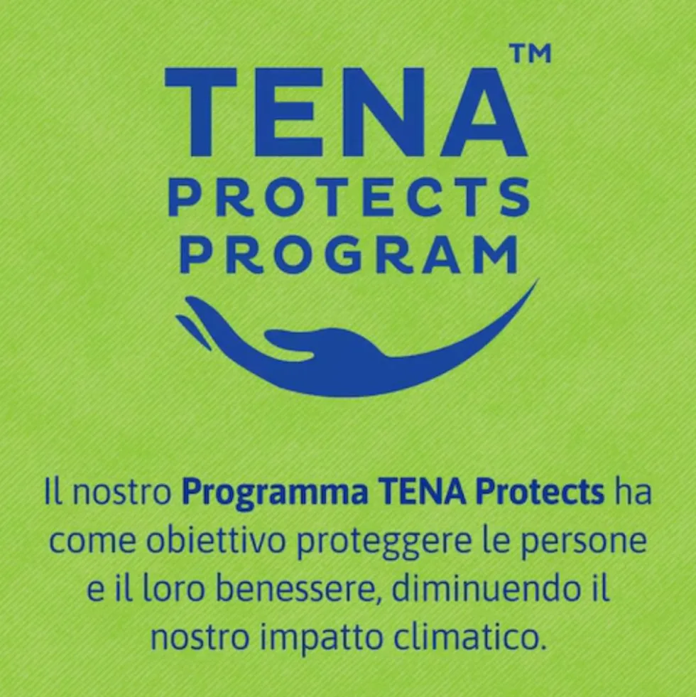 Tena Bed Plus Secure Zone - Traversa assorbente con ali per il letto, 20 pezzi da 180x80 cm