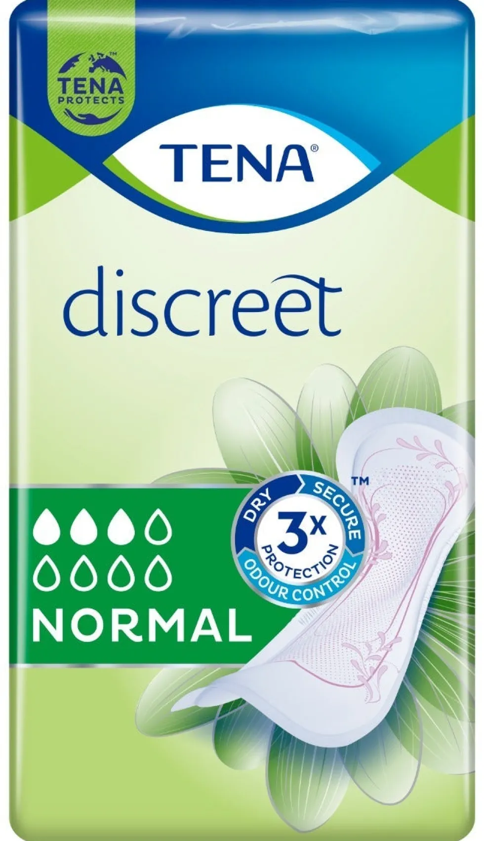 Tena Lady Discreet - Assorbenti Tena lady normal per le perdite urinarie, 12 pezzi