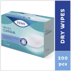 Tena ProSkin Cellduk Salvietta Monouso Asciutta per Igiene Misura 25 x 33 cm, 200 Pezzi
