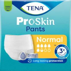 Tena ProSkin - Pants Normal Mutandine assorbenti per l'incontinenza urinaria taglia L, 18 pezzi