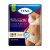 Tena Silhouette Plus Crème - Mutandine assorbenti a vita alta per perdite urinarie taglia L, 8 pezzi