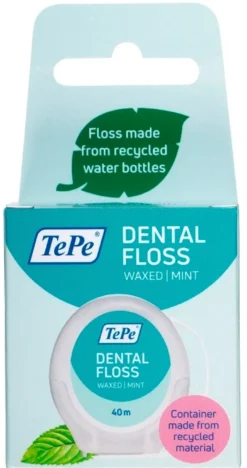TePe Dental Floss - Filo interdentale espandibile per la rimozione della placca, 40 m