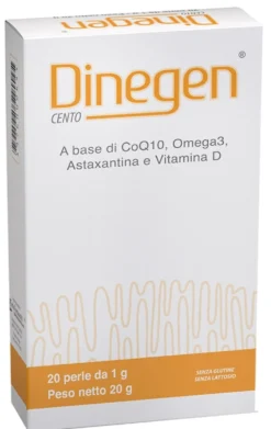 Terbiol Farmaceutici Dinegen 100 TF - Integratore Terbiol Farmaceutici antiossidante, 20 perle