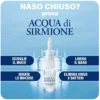 Terme di Sirmione Acqua di Sirmione - Spray nasale per il naso chiuso, 6 flaconcini da 15 ml