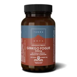 Terranova Memoria e Funzioni Cognitive - Foglie di Ginkgo 500mg, 50 Capsule