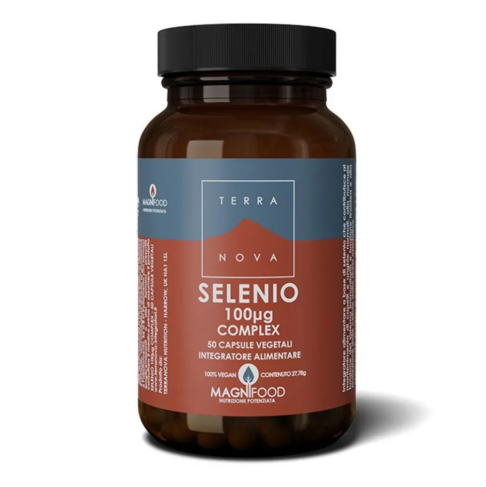 Terranova Pelle Capelli e Unghie - Selenio Complex 100mcg, 50 capsule