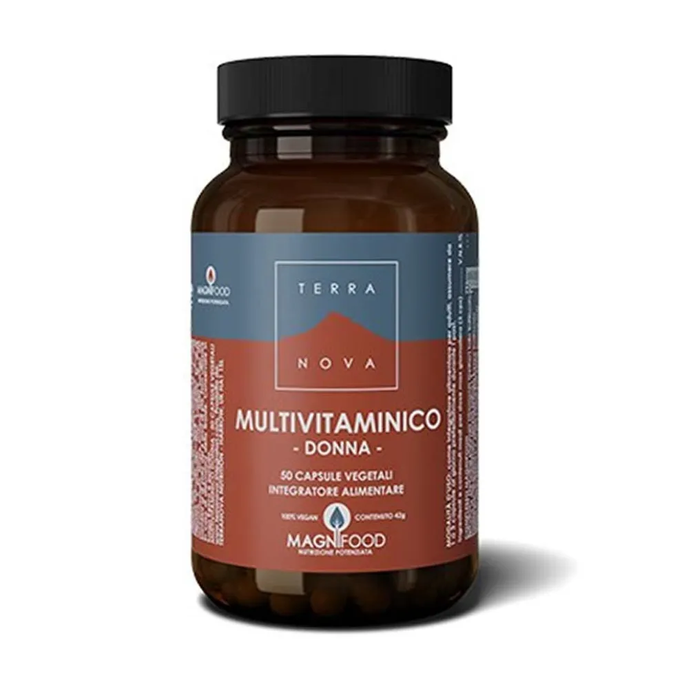 Terranova Vitamine - Multivitaminico Donna Integratore, 50 Capsule