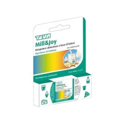 Teva Mill E Joy lattasi - Integratore per la digestione del lattosio, 20 compresse masticabili