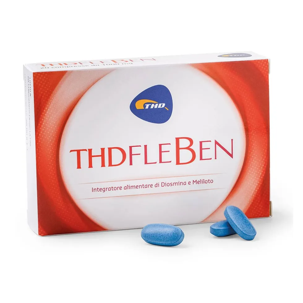 THD Fleben Integratore di Diosmina e Meliloto, 20 Compresse