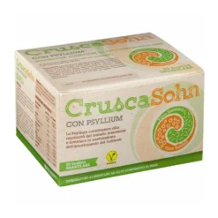 Thesi Crusca Sohn con Psyllium Integratore Alto Contenuto di Fibre, 20 Bustine