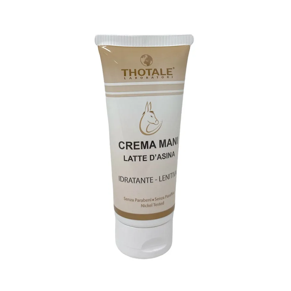 Thotale Crema Mani Latte d'Asina Idratante e Lenitiva, 100ml