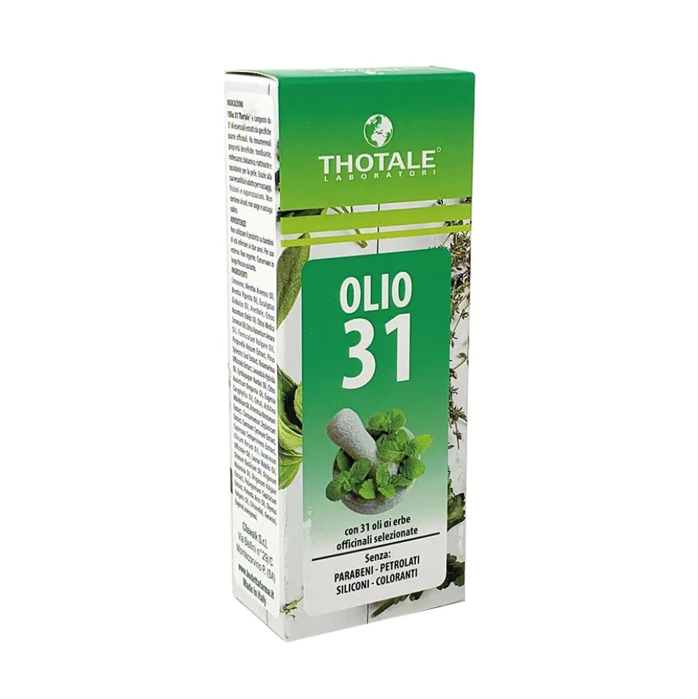 Thotale Olio 31 Tonificante e Balsamico, 100ml
