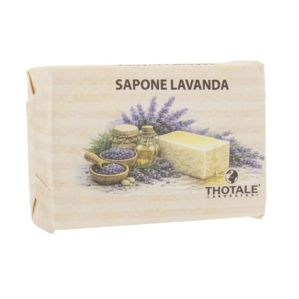 Thotale Saponetta alla lavanda detergente per corpo e mani, 100 g