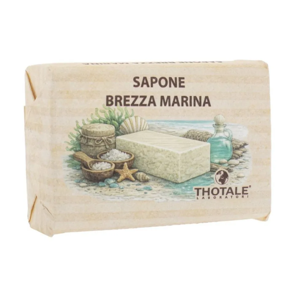 Thotale Saponetta Brezza marina detergente per mani e corpo, 100 g