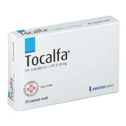 Tocalfa 50.000 Ui + 50 Mg Capsule Molli 20 Capsule Molli