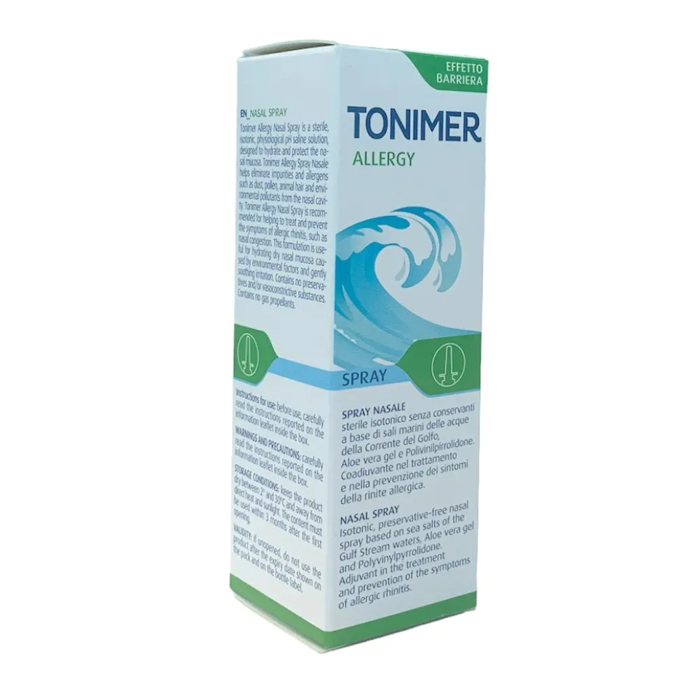 Tonimer Allergy Spray Nasale Isotonico Effetto Barriera, 20ml