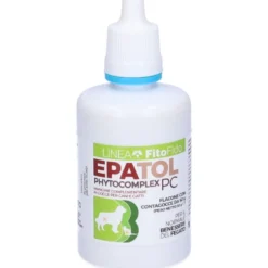 Trebifarma Epatol pc gocce 50g - Mangime complementare per il fegato di cani e gatti, 1 flacone