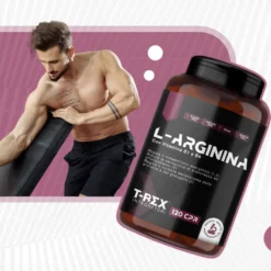 T-Rex Arginina 1000mg Integratore per Sportivi, 120 Compresse