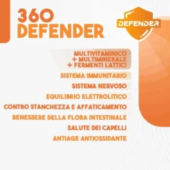 T-Rex 360 Defender Integratore Multivitaminico ad Alto Dosaggio Vitamine-Minerali, 120 Compresse