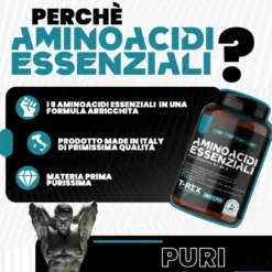 T-Rex EAA Aminoacidi Essenziali - Integratore per il recupero post-allenamento, 150 compresse