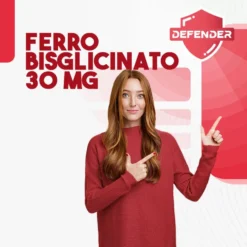 T-Rex Ferro Bisglicinato 30mg Integratore con Acido Folico e Vitamina B2, 160 Compresse