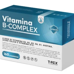 T-Rex Vitamina B Complex Integratore Vegan, 160 Compresse