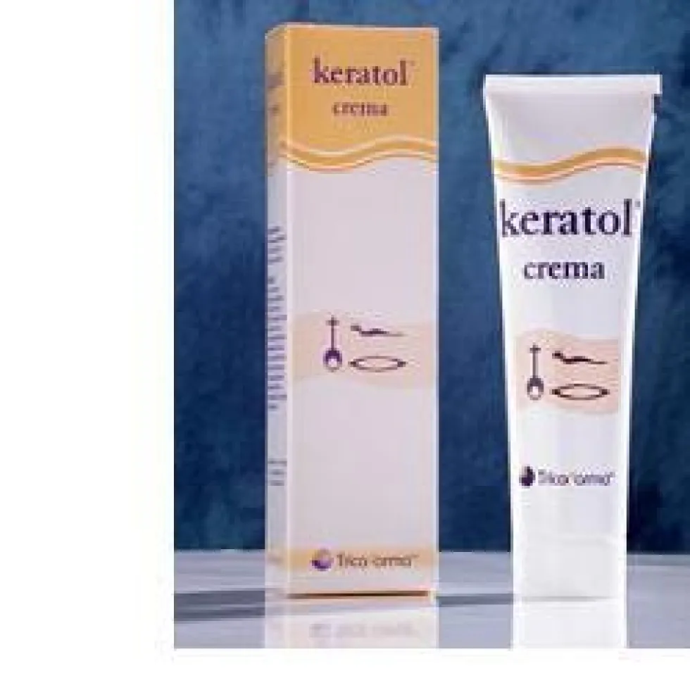 Tricofarma Keratol crema - Keratol crema Tricofarma emolliente ed esfoliante per desquamazione cutanea, 100 ml