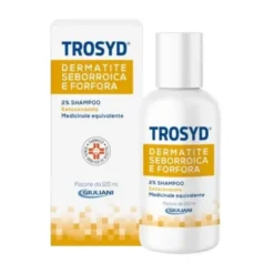 Trosyd 2% Ketoconazolo Shampoo Dermatite Seborroica e Forfora, 120ml
