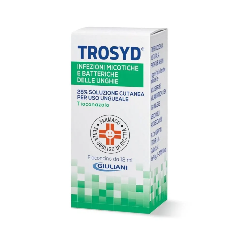 Trosyd 28% Soluzione Cutanea per Uso Ungueale, 12ml