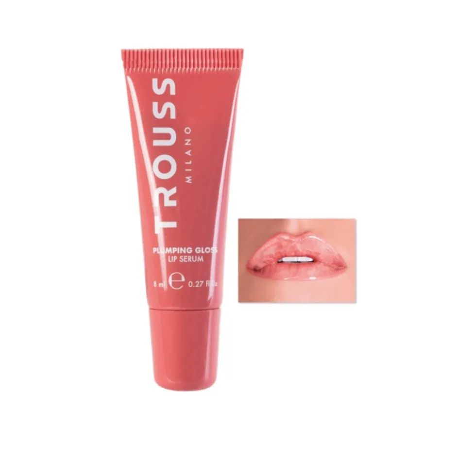 Trouss Plumping Gloss Lip Siero Volumizzante Labbra Colore Trasparent, 8ml