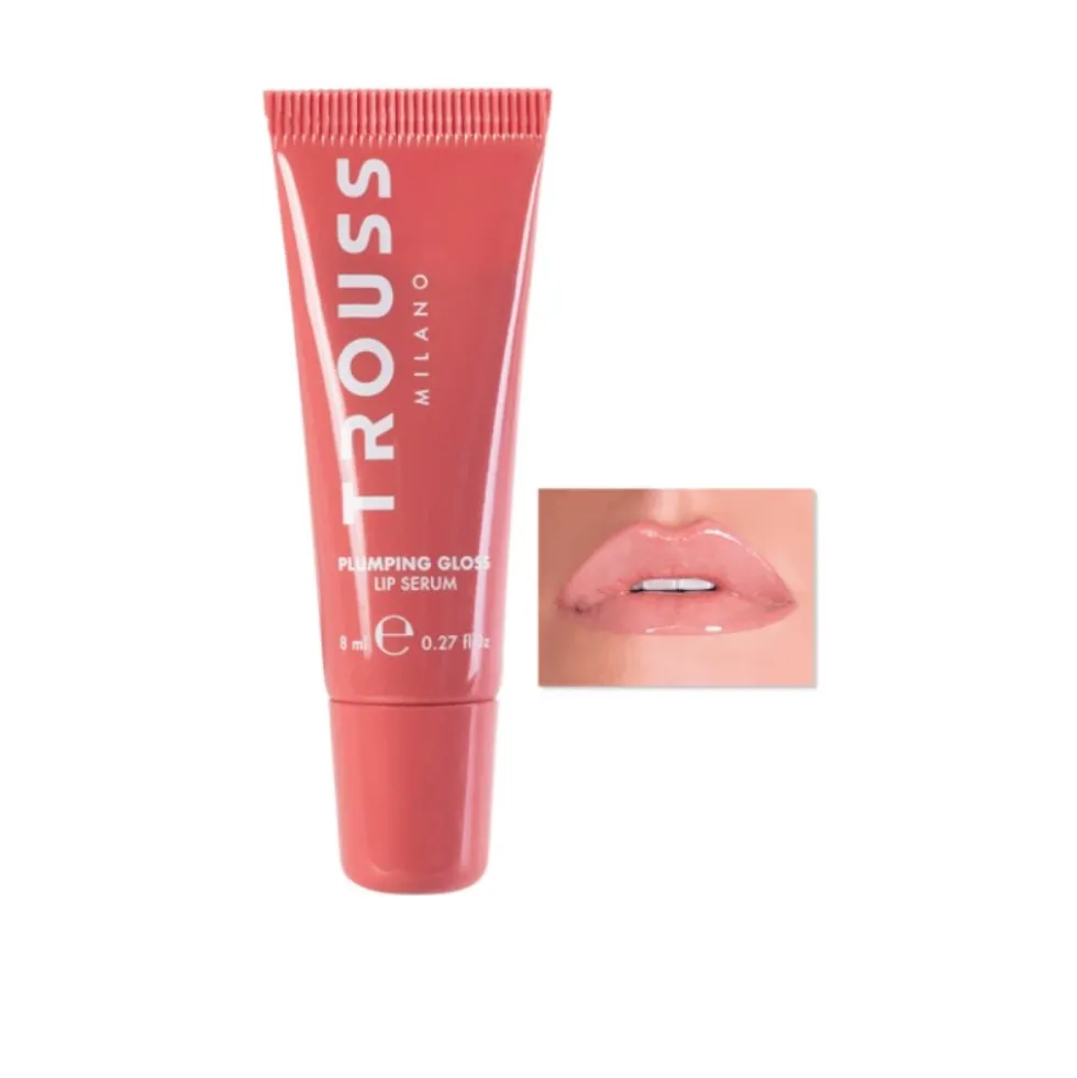 Trouss Plumping Gloss Lip Siero Volumizzante Labbra Colore Nude, 8ml