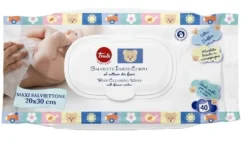 Trudi Baby Care Salviettine Igiene e Corpo al Nettare dei Fiori, 40 Salviette