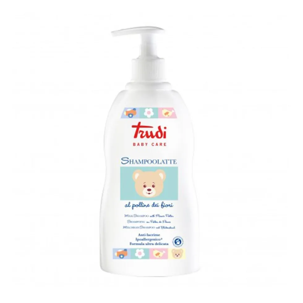 Trudi Baby Care - Shampoo-Latte al Polline dei Fiori, 500ml