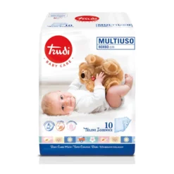 Trudi Baby Care - Telini Multiuso 60x60cm con Filtrante Ipoallergenico, 10telini