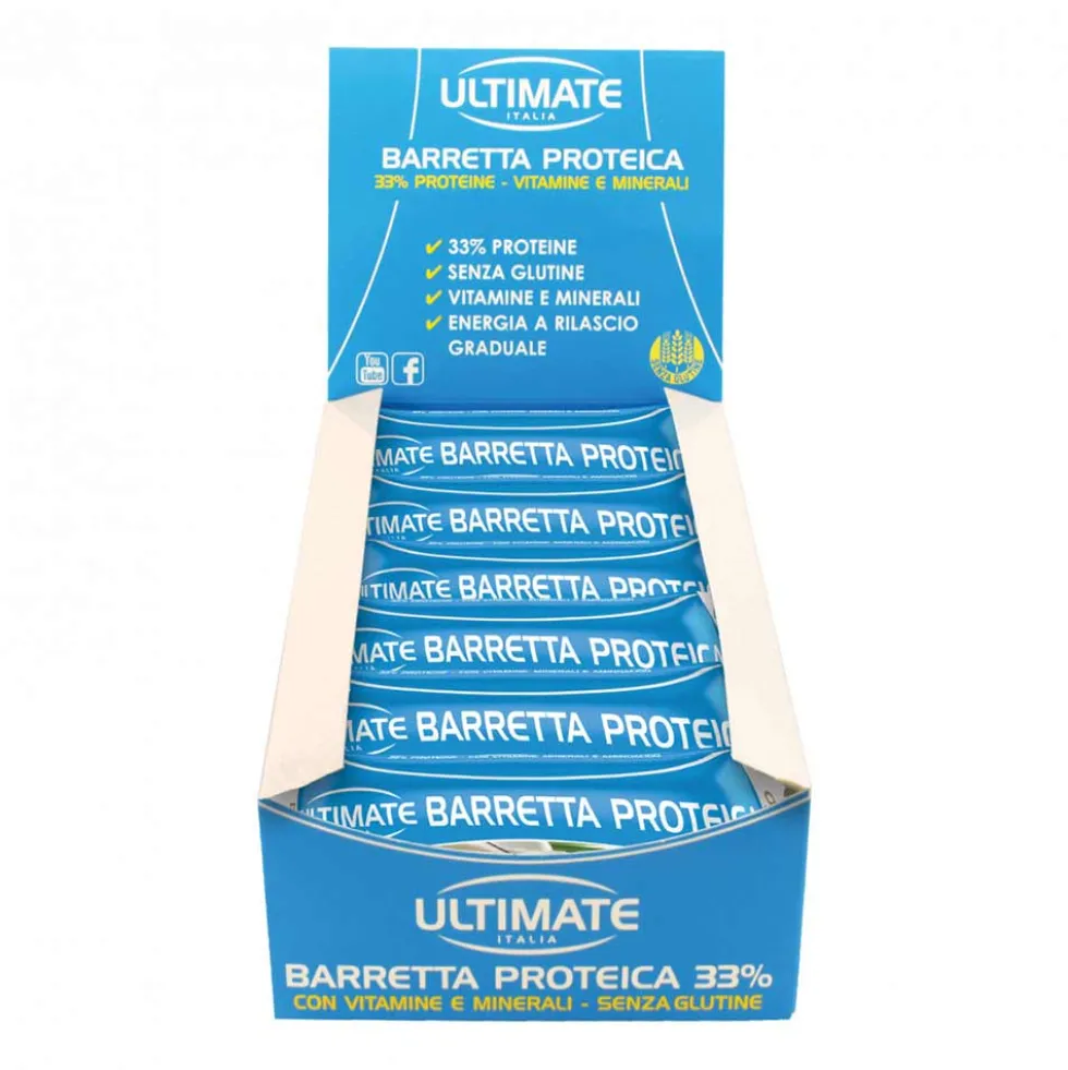 Ultimate Barretta Proteica da 40g Gusto Cocco, 24 Pezzi