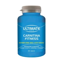Ultimate Carnitina Fitness Integratore Alimentare Pre Workout, 120 Capsule