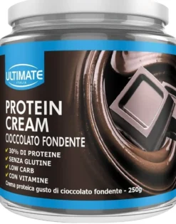 Ultimate Italia Protein Cream Cioccolato Fondente - Crema proteica Vita Al Top antiossidante, 250 g