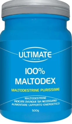 Ultimate maltodex Ultimate 100% - Integratore di maltodestrine per energia e recupero, 500 g