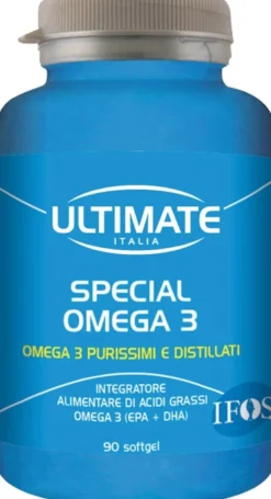 Ultimate Omega 3 Special - Olio di pesce per il colesterolo, 90 perle