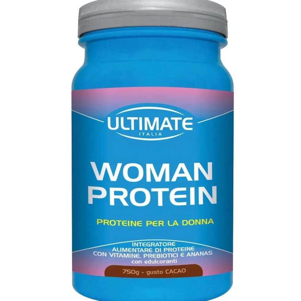 Ultimate Woman Protein Cacao - Integratore proteico donna con vitamine e probiotici, 750 g