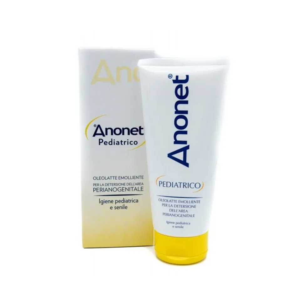 Uniderm Anonet Pediatrico - Oleolatte detergente emolliente per l'igiene intima, 200 ml