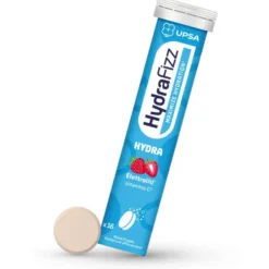 Upsa HydraFrizz alla fragola - Integratore alimentare per l'idratazione, 16 compresse effervescenti
