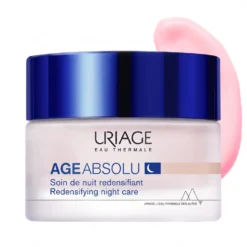 Uriage Age Absolu - Maschera Notte Ridensificante per il Viso al Retinolo, 50ml