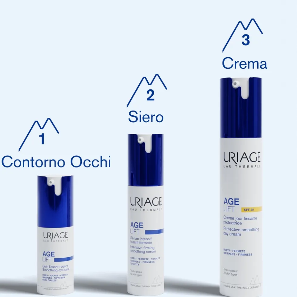 Uriage Age Lift - Crema Multi Azione SPF30 Levigante Protettiva, 40ml