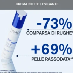 Uriage Age Lift - Crema Notte Levigante Rivitalizzante, 40ml