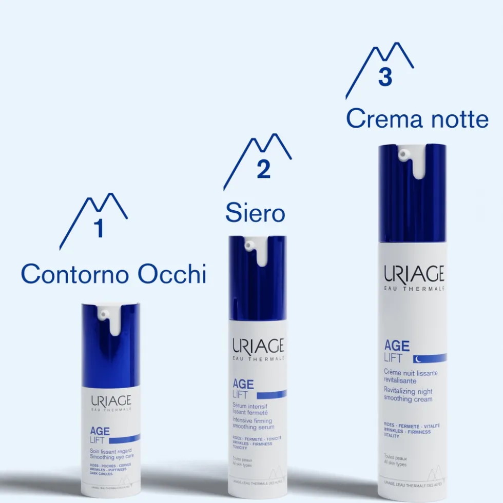 Uriage Age Lift - Crema Notte Levigante Rivitalizzante, 40ml