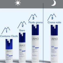 Uriage Age Lift - Fluido Giorno Multi Azione Levigante Elasticizzante, 40ml