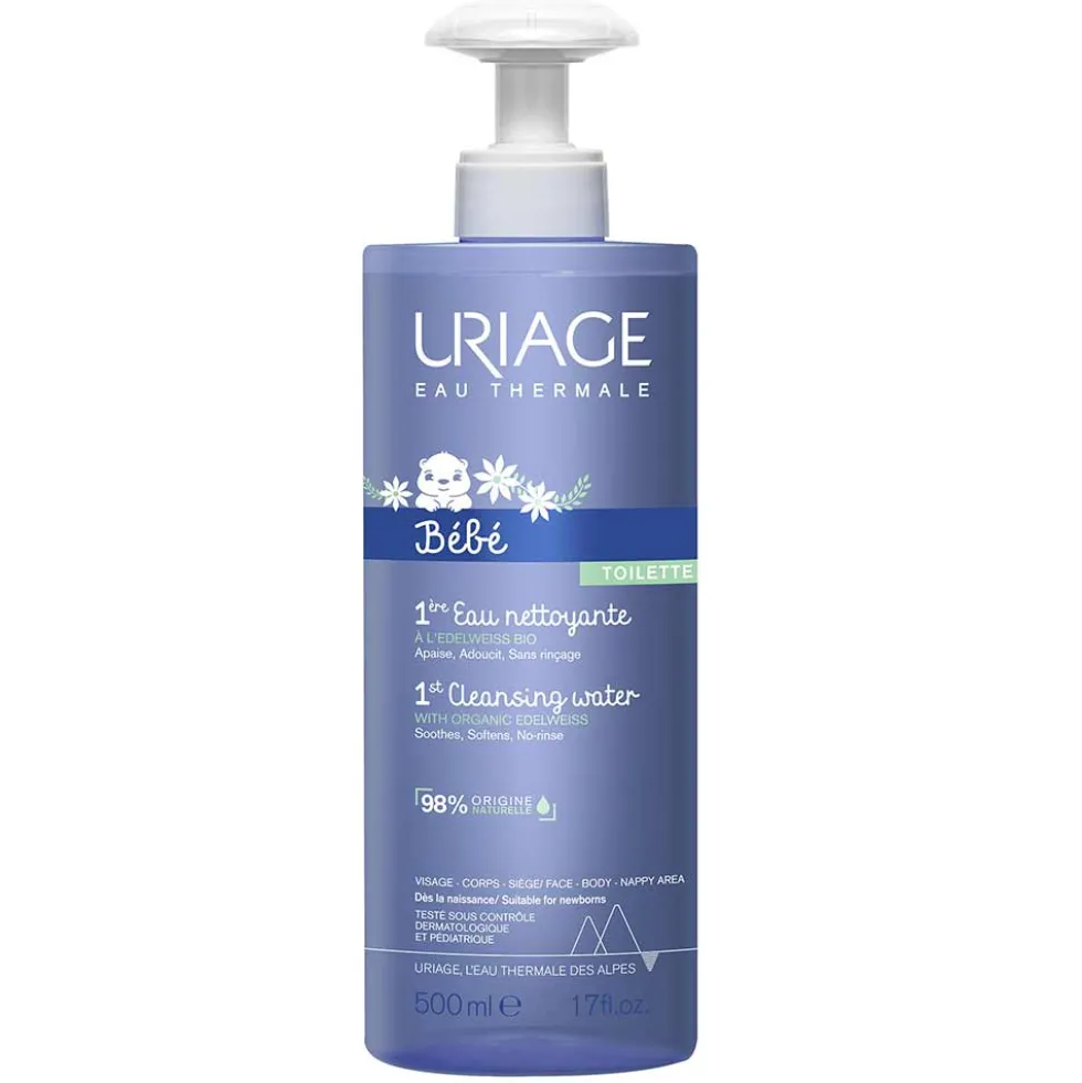 Uriage Baby - 1a Acqua Detergente Corpo Senza Risciacquo, 500ml