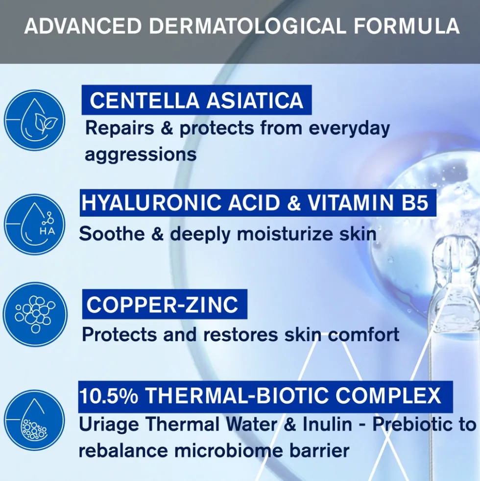 Uriage Bariéderm - Cica-Daily Gel Crema Viso, 40ml