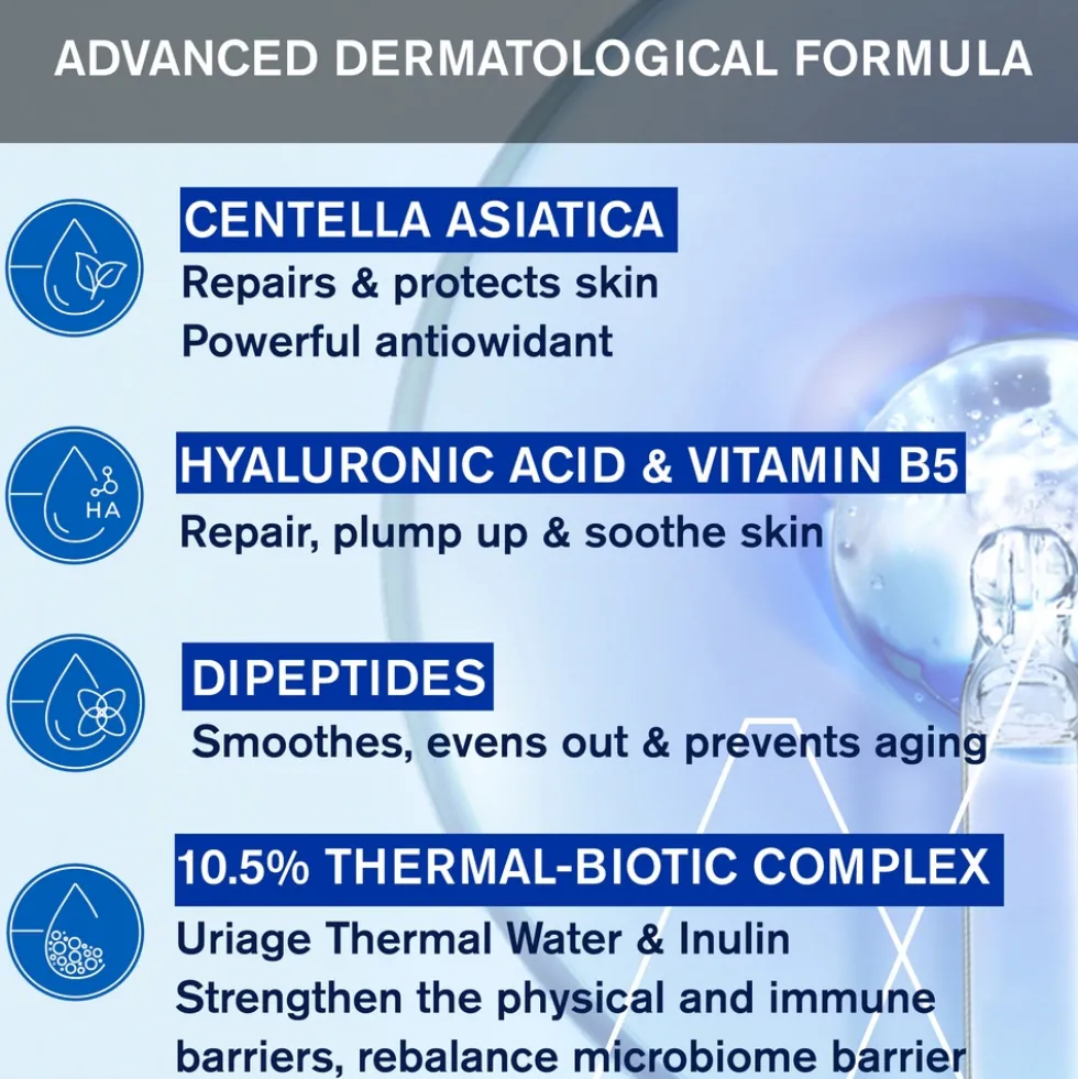 Uriage Bariéderm - Cica-Daily Serum Siero Rinforzante Riequilibrante, 30ml